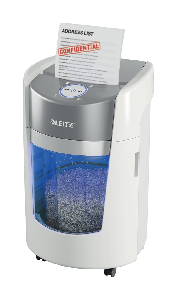 Leitz IQ OptiMax Small Office 350 pappersförstörare, P5