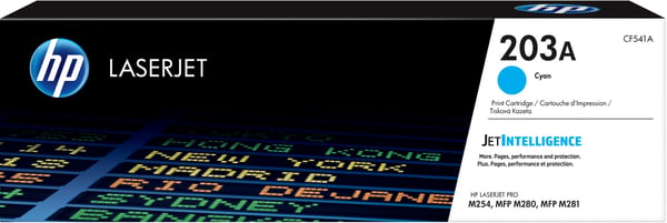 HP 203A -lasertonerpatron, cyan