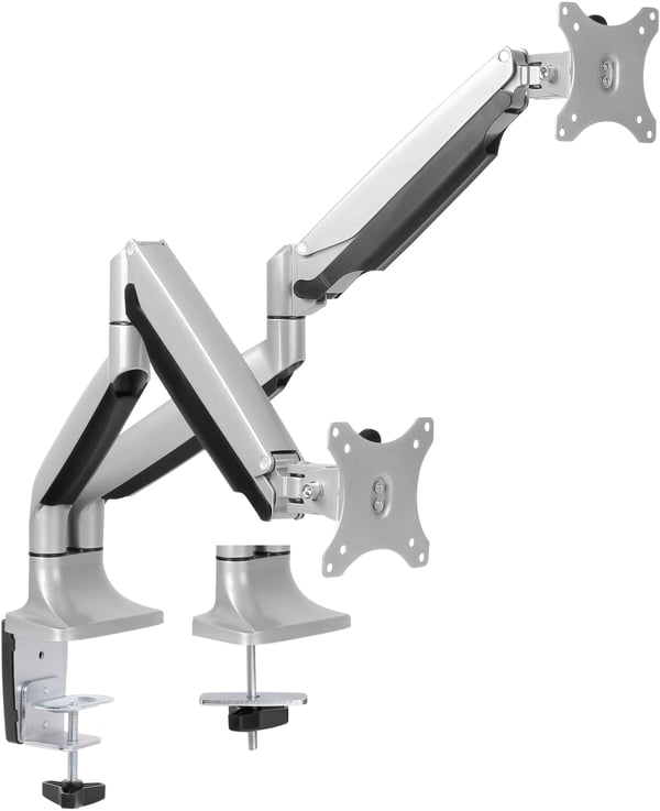 Mozi Dual Display Gas Spring Desk Stand - skrivbordstativ för två skärmar
