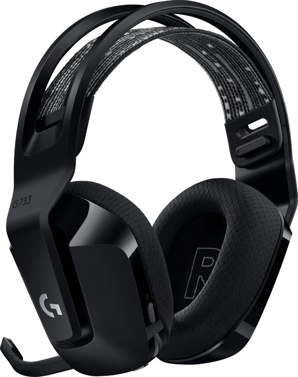 Logitech G733 Lightspeed trådløse gaming headset, sort
