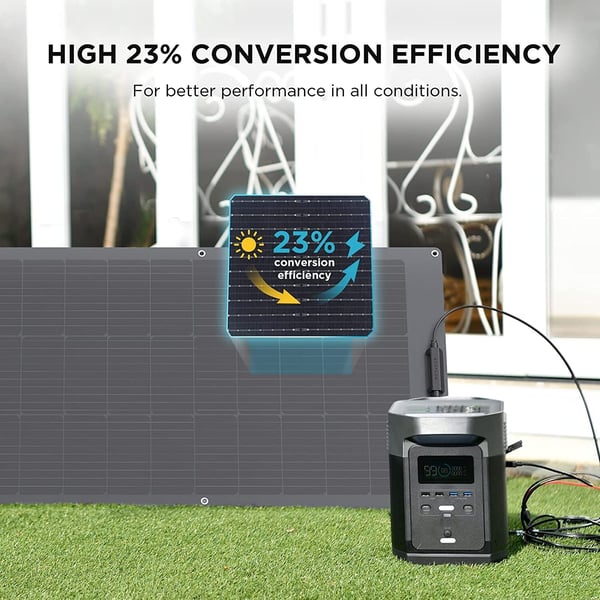 EcoFlow 100 W flexibel solpanel