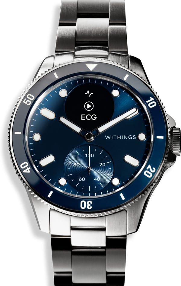 Withings Scanwatch Nova -smartwatch, 42 mm, blå