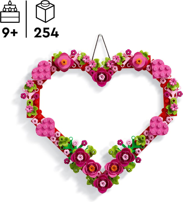 LEGO Hjärtdekoration Heminredning 40638