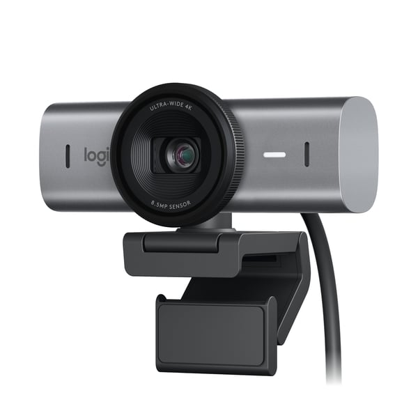 Logitech MX Brio Ultra HD 4K-webbkamera, mörkgrå
