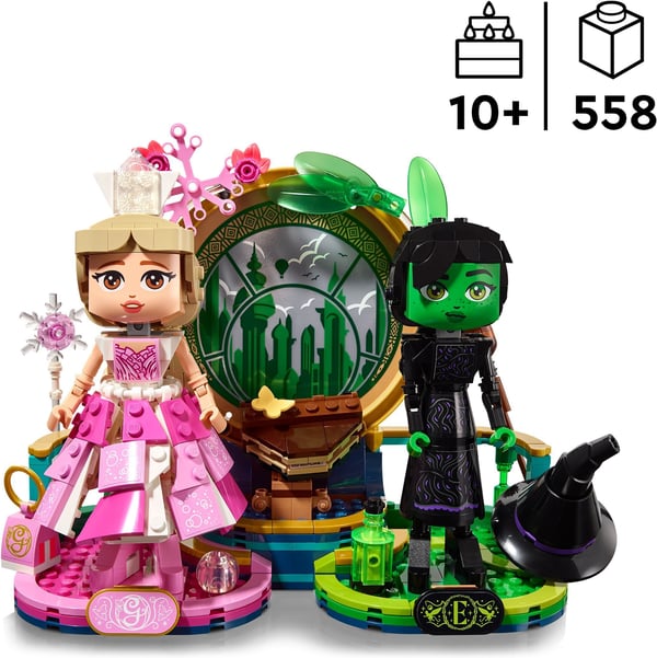 LEGO Wicked Elphaba & Glinda Bygg- och lekset med fantasileksak 75682