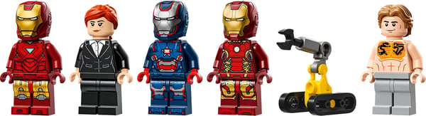 LEGO Super Heroes Marvel 76315 – Iron Mans laboratorium – Rustningsrum