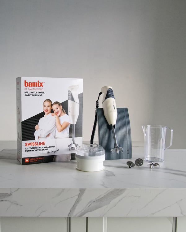 Bamix Swissline M200 Foodbytwins, flødefarvet