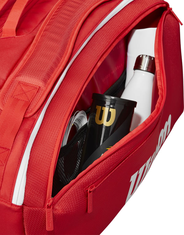 Wilson Super Tour 15-pack racketväska, röd