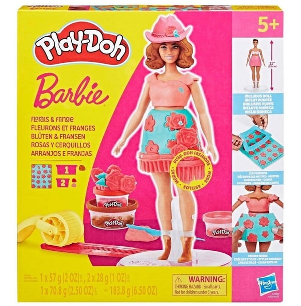 PLAY-DOH Barbie Blommor och fransar, modellervaxset