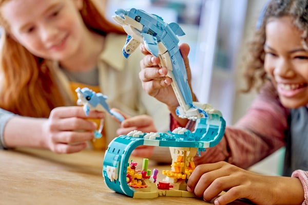 LEGO Creator 31385 Havsdjur: Söta delfiner 3-i-1