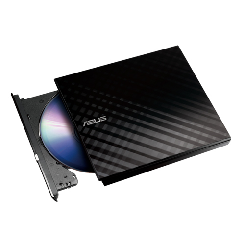 Asus SDRW-08D2S-U LITE - extern Slim DVD+/-RW-enhet, svart