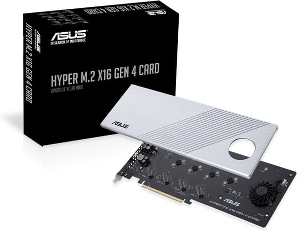 Asus HYPER M.2 X16 Gen 4-kort -adapter