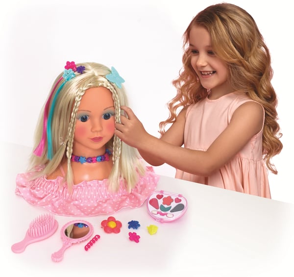Real UniQ Styling Head - stylinghoved, makeup og hårtilbehør