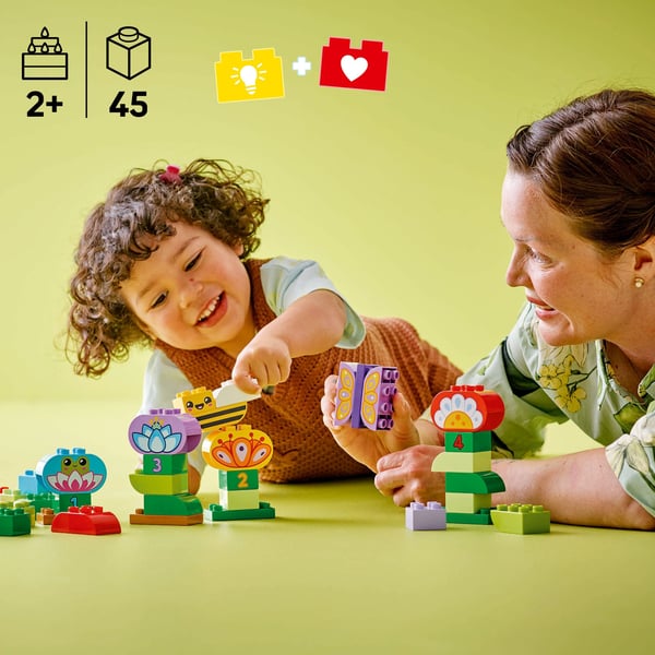LEGO DUPLO Stad 10444 – Fantasiträdgård och roliga blommor