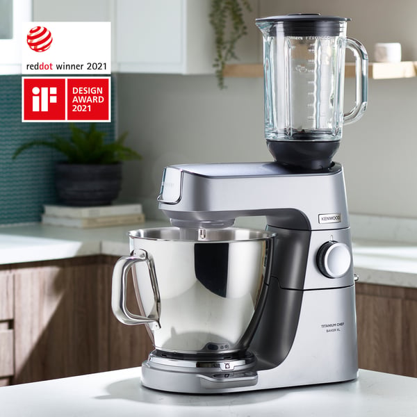 Kenwood Titanium Chef Baker XL köksmaskinpaket KVL85.224SI