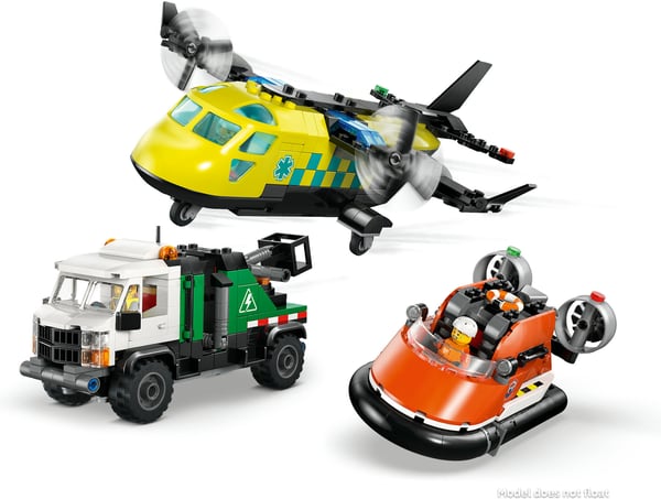 LEGO City Great Vehicles 60505 Flygplan, servicebil och svävare
