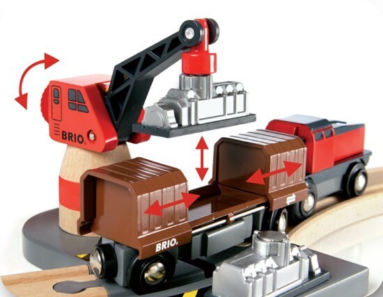 BRIO World 33052 - Rail & Road -deluxe uppsättning, stor låda