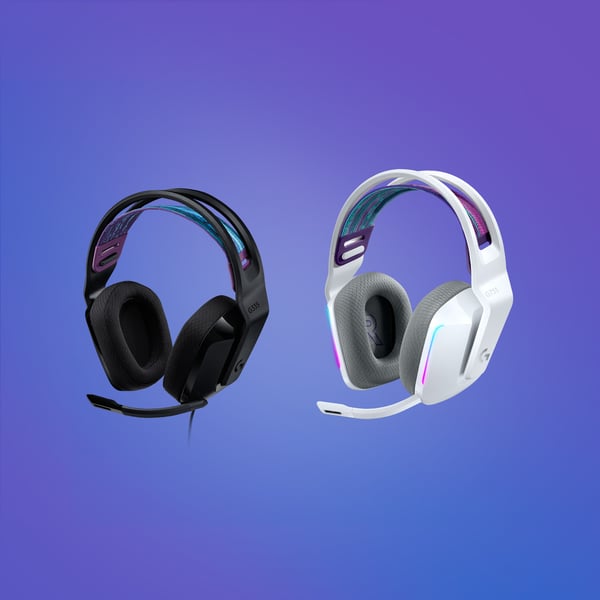 Logitech G335 -spilheadset, sort