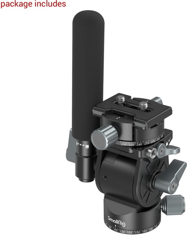 SmallRig 3457 Lättvikts Fluid Video Head -videohuvud