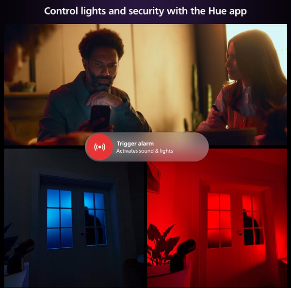 Philips Hue Secure bordsställ, vit