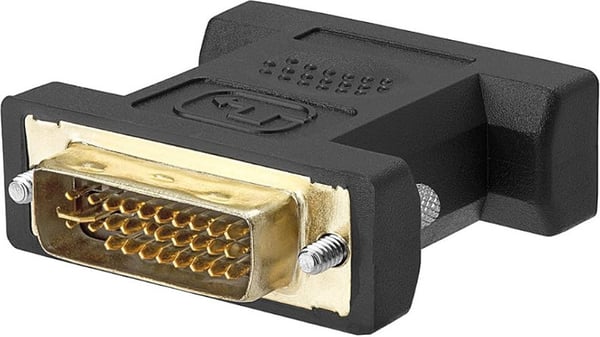 Fuj:tech DVI-hane - VGA-hane -adapter