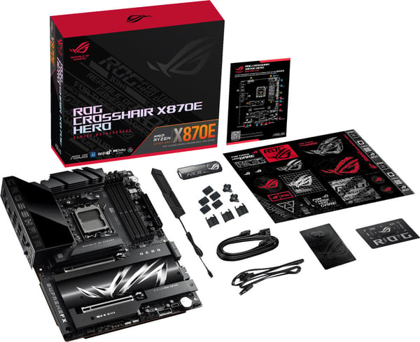 ASUS ROG CROSSHAIR X870E HERO ATX - hovedkort