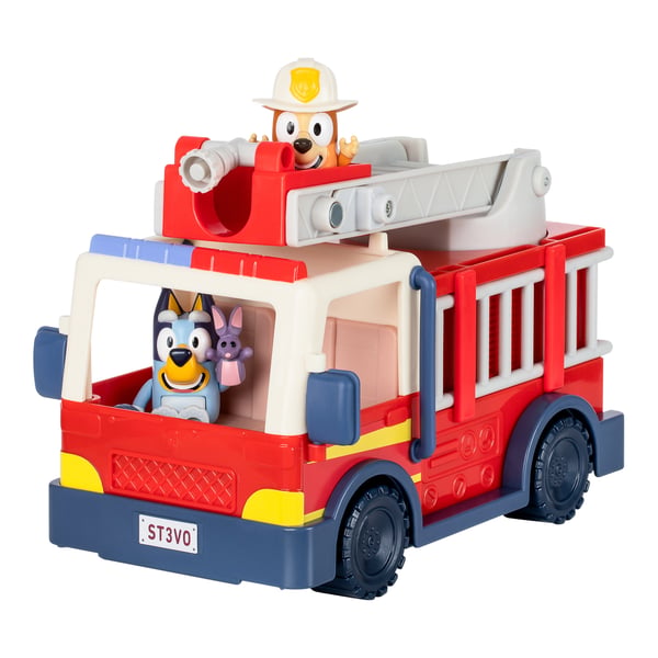 Bluey Brandbil och 3 figurer