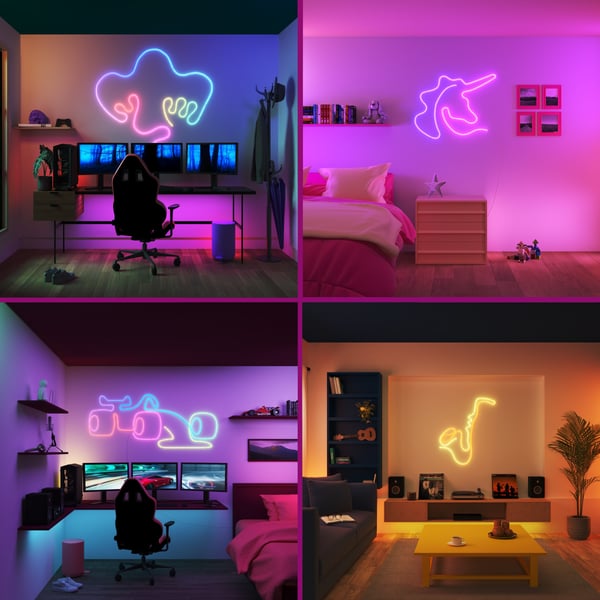 WiZ RGBIC neon flex ljusslinga 10 m