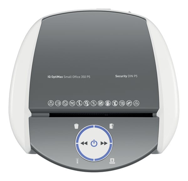 Leitz IQ OptiMax Small Office 350 pappersförstörare, P5