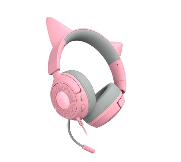 Razer Kraken Kitty V3 X spelhörlurar, rosa