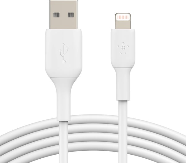 Belkin BOOST CHARGE™ Lightning - USB-A kabel, 1m, vit