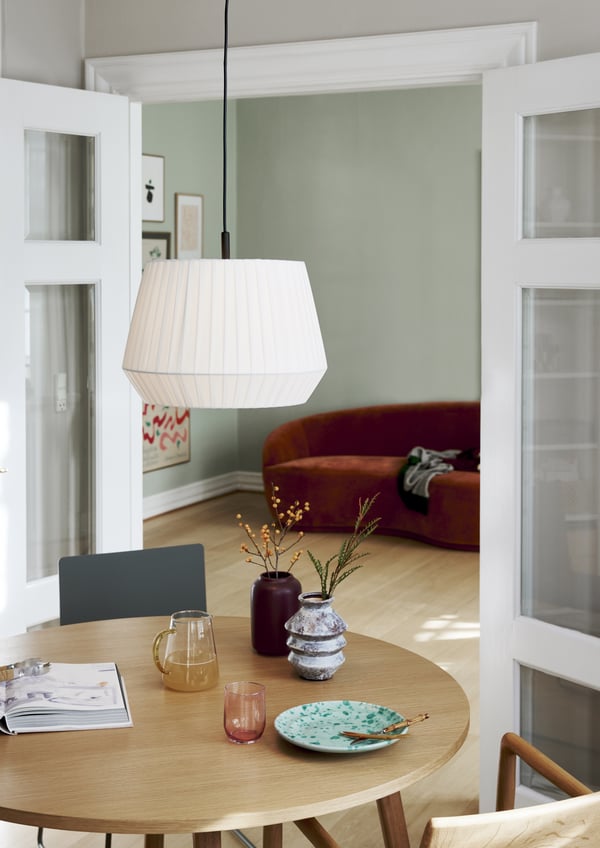 Nordlux Dicte 40 -hänglampa, E27, vit