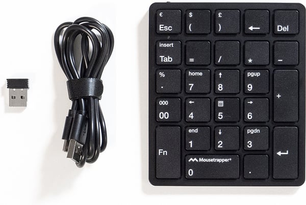 Mousetrapper TB420 -nummertangentbord, svart