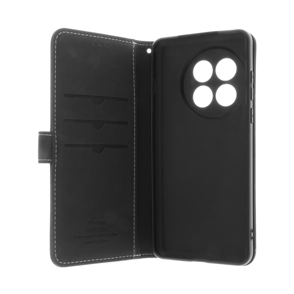 Insmat Flip Case plånboksfodral, OnePlus 13R, svart