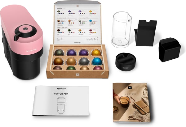 Nespresso Vertuo POP ENV90.A -kaffekapselmaskin, Candy Pink