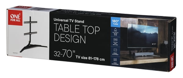 One For All WM7430 bordstativ för TV 32-70”, svart