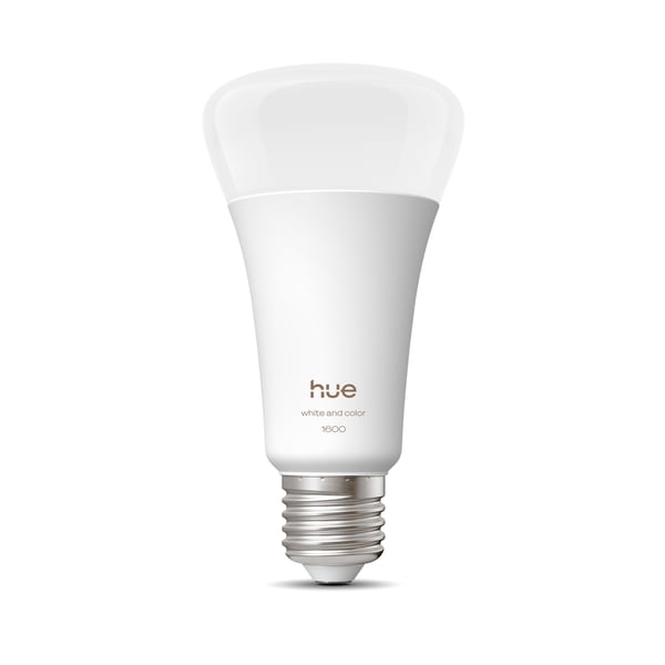 Philips Hue LED-smartlampa, Vit och färgambiance, E27, 1600 lm