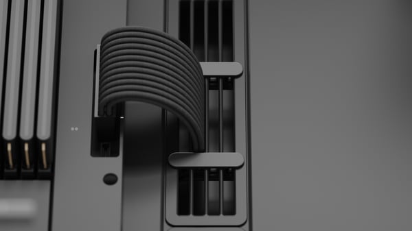HAVN BF 360 Flow Mid Tower ATX-chassi, svart