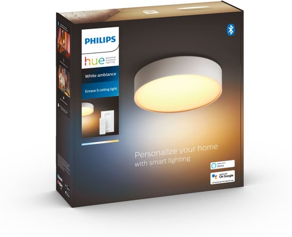 Philips Hue Enrave S white ambiance -smart loftlampe, lille, hvid