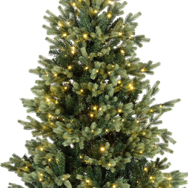 Enne Emerald Spruce äkta-look julgran med retrostil LED-lampor, 180 cm