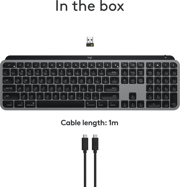 Logitech MX Keys S för Mac trådlöst tangentbord