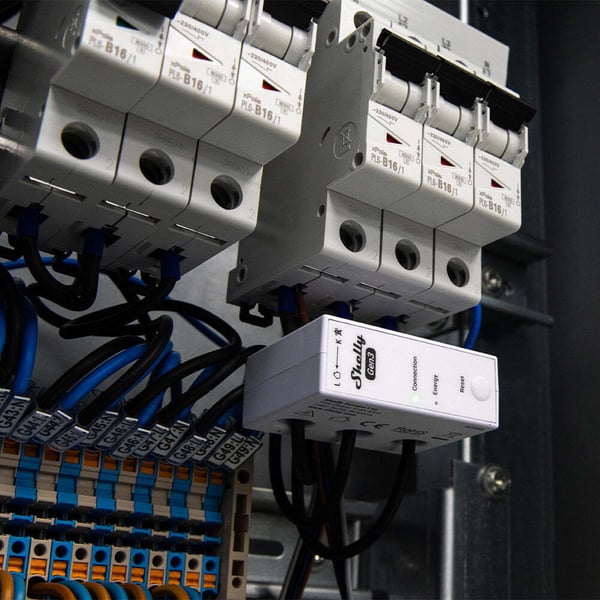 Shelly 3EM-63W Gen3 energimätare för WiFi-nätverk