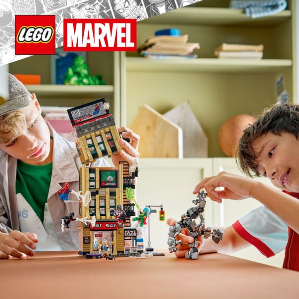 LEGO Super Heroes Marvel 76342 Spider-Man mot Mysterio: Daily Bugle
