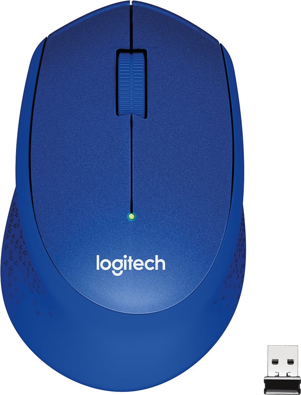 Logitech M330 Silent Plus -mus, blå