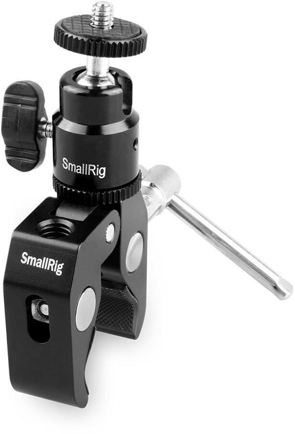 SmallRig 1124 7" -puristinkiinnike 1/4" kuulapäällä