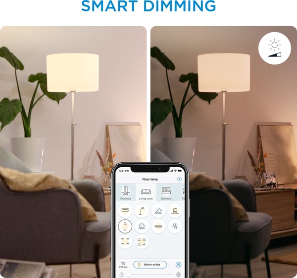 WiZ smartlampe globe, E27, Wi-Fi, 2700-6500 K