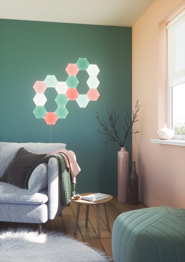 Nanoleaf Shapes Hexagon -tilläggsset, 3 paneler