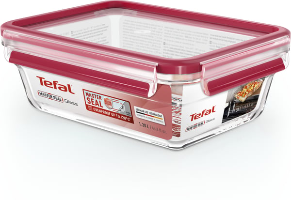 Tefal MasterSeal Glass opbevaringsbeholder, glas, 1,3 L