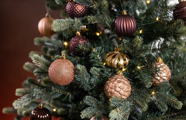 Enne Emerald Spruce äkta julgran med LED-lampor, 210 cm, grön