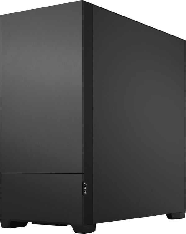 Fractal Design Pop Silent Svart TG Clear ATX-chassi med fönster, svart